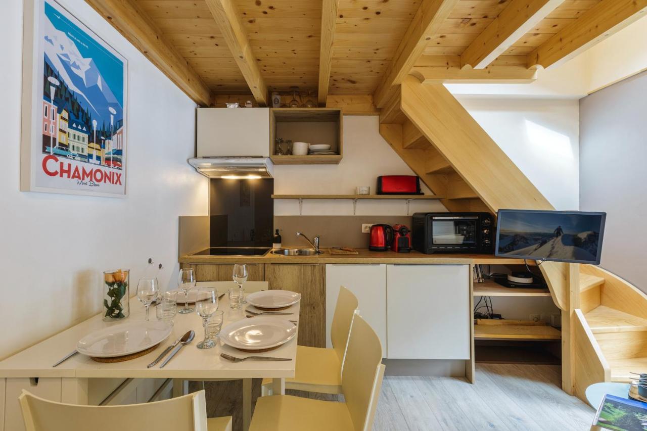 Central Duplex Apartment - Blanc Neige - Happy Rentals シャモニー エクステリア 写真