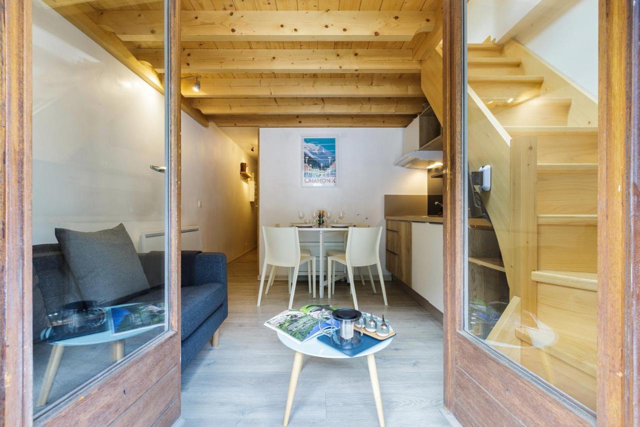 Central Duplex Apartment - Blanc Neige - Happy Rentals シャモニー エクステリア 写真